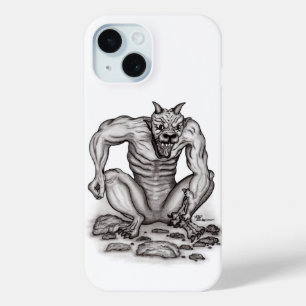 Mix-Kreatur - Troll, Golem und Teufel iPhone 15 Hülle