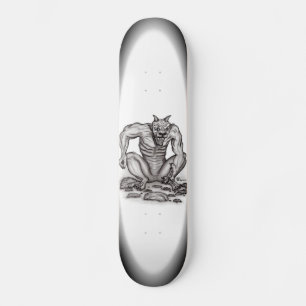 Mix-Kreatur - Troll, Golem und Teufel Skateboard