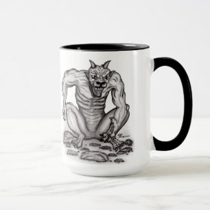 Mix-Kreatur - Troll, Golem und Teufel Tasse