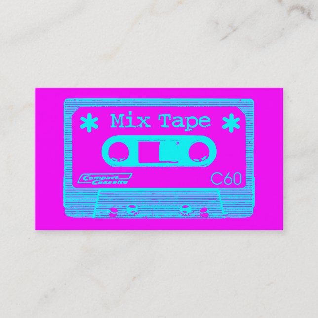 Mix Tape Pop II Visitenkarte (Vorderseite)