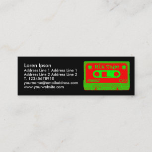 Mix Tape Pop IV Mini Visitenkarte