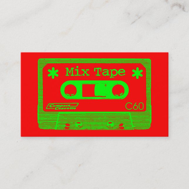 Mix Tape Pop IV Visitenkarte (Vorderseite)