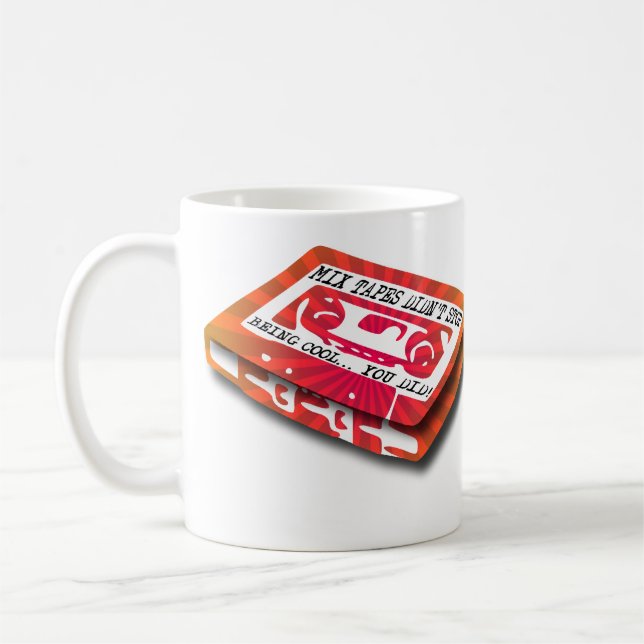 Mix Tapes Funny Mug Kaffeetasse (Links)
