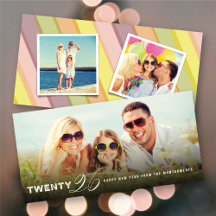 Mix Typografie 2026 Einfaches Neujahrsfest-Foto