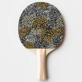 Mixed Animal Print Zebra Leopard Tiger Mixed Print Tischtennis Schläger