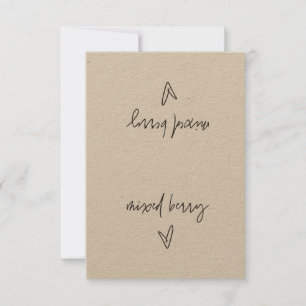 Mixed Berry Food Label Zent Card