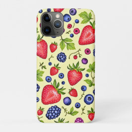 Mixed Berry Seamless Pattern Case-Mate iPhone Hülle