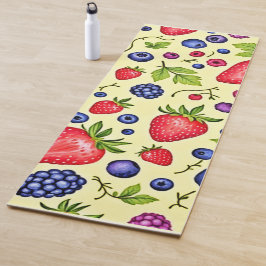 Mixed Berry Seamless Pattern Yogamatte