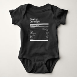 Mixed Desi Nutrition Facts Baby Jersey T - Shirt