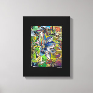 Mixed Digital Media Black Wrapped Canvas Art Leinwanddruck