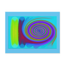 "Mixed Emotions" Semi-Glanz-Postkarte