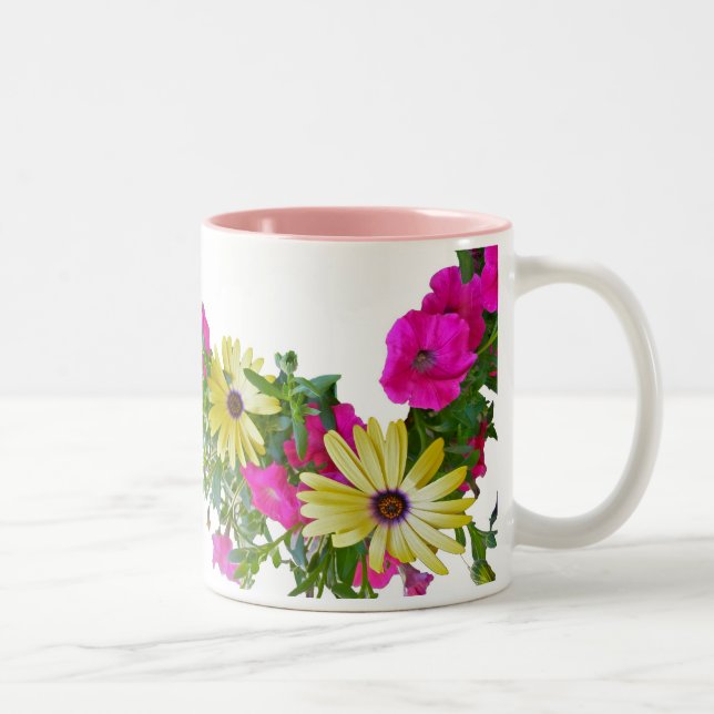 Mixed Floral Bouquet Tasse (Rechts)