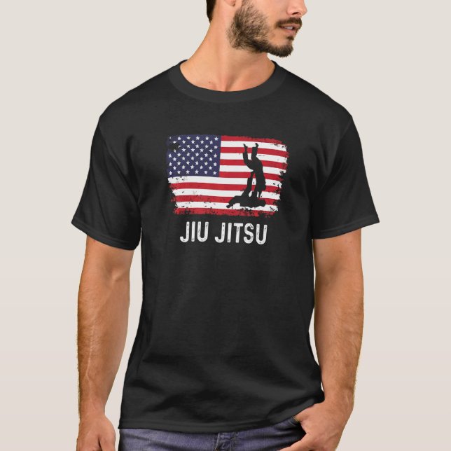 Mixed Martial Artist Jiu Jitsu Tactical Hugging T-Shirt (Vorderseite)