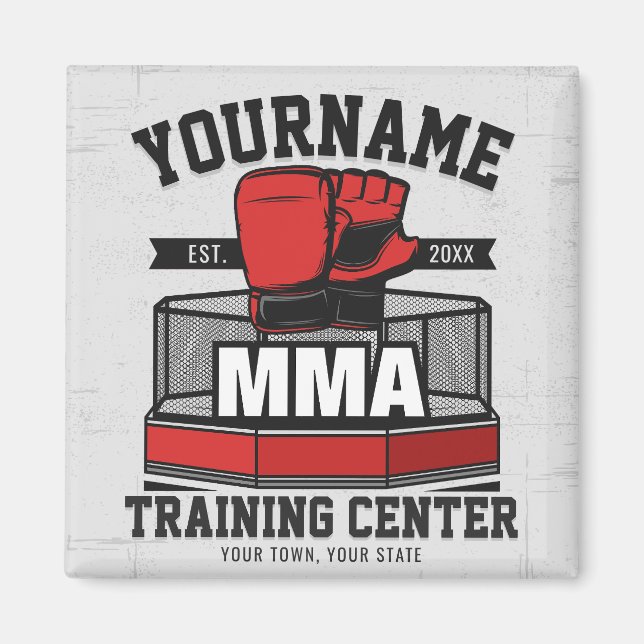 Mixed Martial Arts ADD NAME MIXED MARTIAL ARTS Fig Magnet (Vorne)