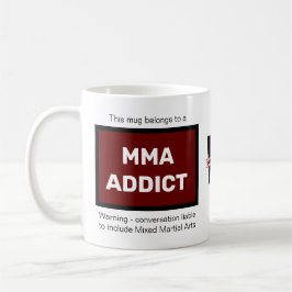 MIXED MARTIAL ARTS Addict Hinzufügen des Monogramm Kaffeetasse