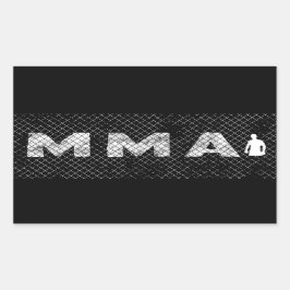 MIXED MARTIAL ARTS-Aufkleber Rechteckiger Aufkleber