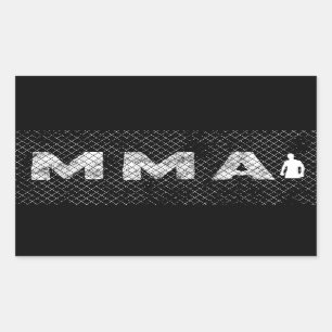MIXED MARTIAL ARTS-Aufkleber Rechteckiger Aufkleber