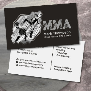 MIXED MARTIAL ARTS - Ausbildung von Kampfkünsten Visitenkarte