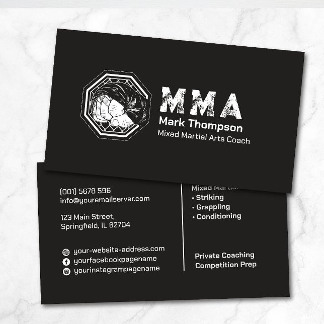MIXED MARTIAL ARTS - Ausbildung von Kampfkünsten Visitenkarte (Von Creator hochgeladen)