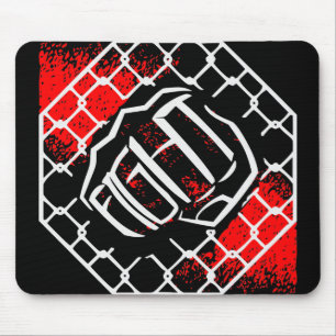 MIXED MARTIAL ARTS Cage Fist #USAPatriotGraphics © Mousepad