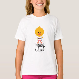 MIXED MARTIAL ARTS Chick Kids Ringer Tee Shirt