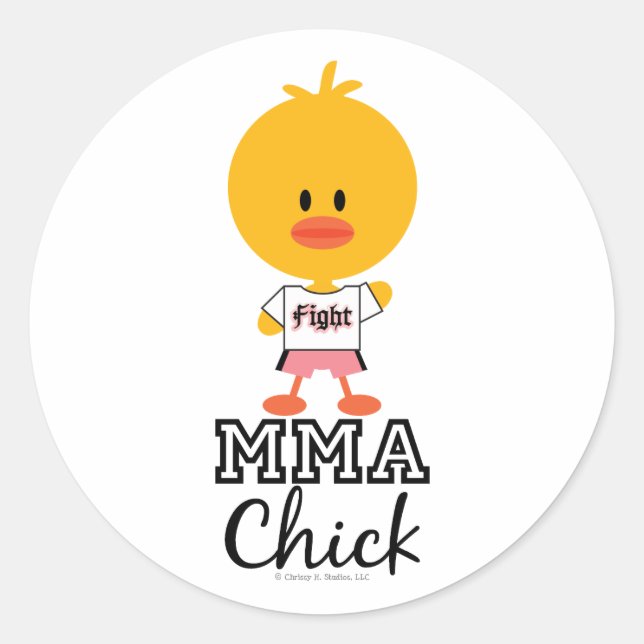 MIXED MARTIAL ARTS Chick Stickers (Vorderseite)