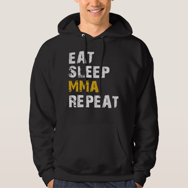 Mixed Martial Arts essen Hoodie (Vorderseite)