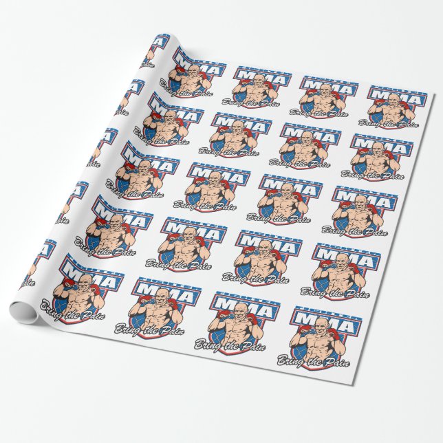 MIXED MARTIAL ARTS Kämpfer Geschenkpapier (Ungerollt)