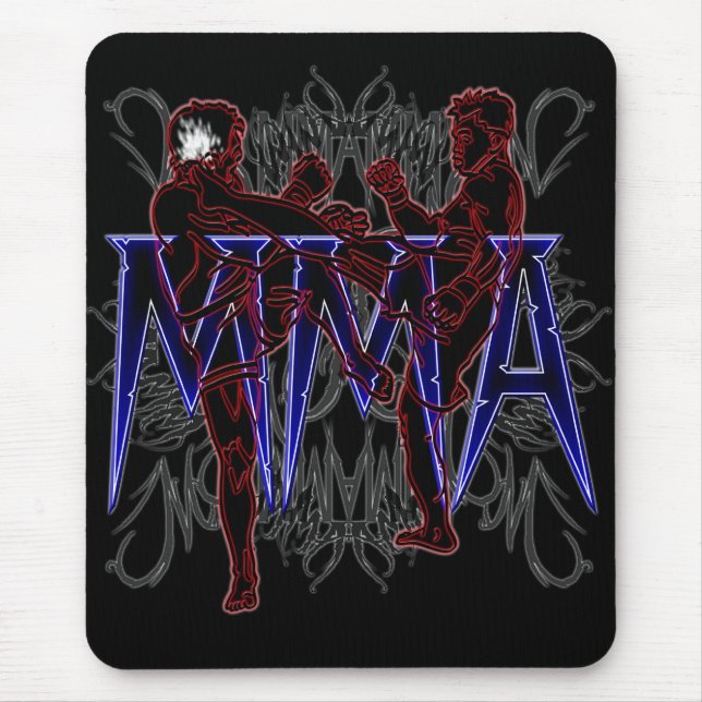 MIXED MARTIAL ARTS-Kämpfer-Mausunterlage Mousepad (Vorne)