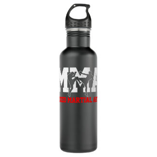 MIXED MARTIAL ARTS Kickboxin Fighter Classic T Shi Edelstahlflasche