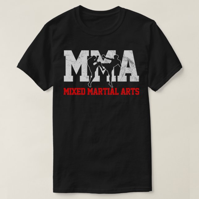 MIXED MARTIAL ARTS Kickboxin Gift Fighter T-Shirt (Design vorne)
