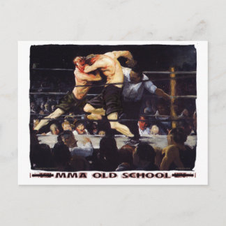 Mixed Martial Arts Old School Postkarte