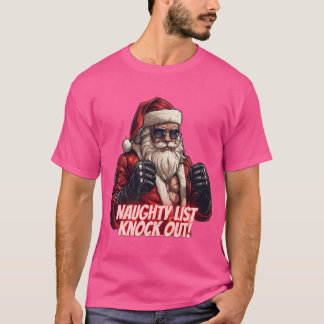 Mixed Martial Arts Santa T-Shirt