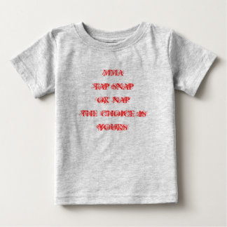 MIXED MARTIAL ARTS STECHE SNAP ODER NICKERCHEN DIE BABY T-SHIRT