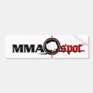 MIXED MARTIAL ARTS Stellen-Autoaufkleber - Weiß Autoaufkleber