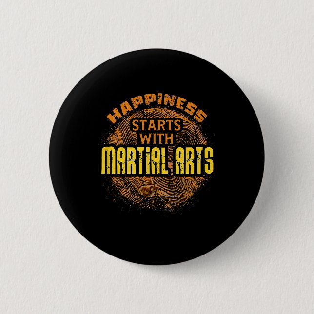 Mixed Martial Arts Training Judo Karate Boxing Mix Button (Vorderseite)