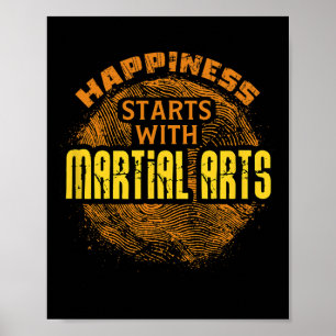 Mixed Martial Arts Training Judo Karate Boxing Mix Poster