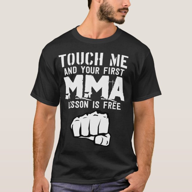 Mixed Martial Arts Workout Fitness Bjj Gym T-Shirt (Vorderseite)