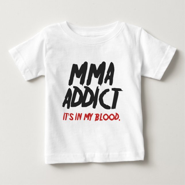 MIXED MARTIAL ARTSsüchtiger Baby T-shirt (Vorderseite)