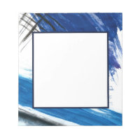 Mixed media Aquarellblau abstrakt