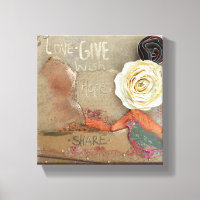 Mixed Media Art Liebe