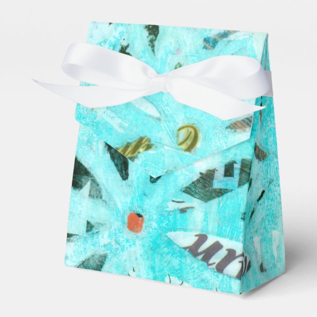 Mixed Media Daisy Art Geschenkschachtel (Vorderseite)