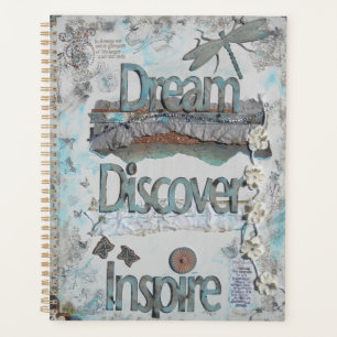 Mixed Media Dream Discover Inspiriert Typografie Planer