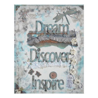 Mixed Media Dream Discover Inspiriert Zitate Kunst