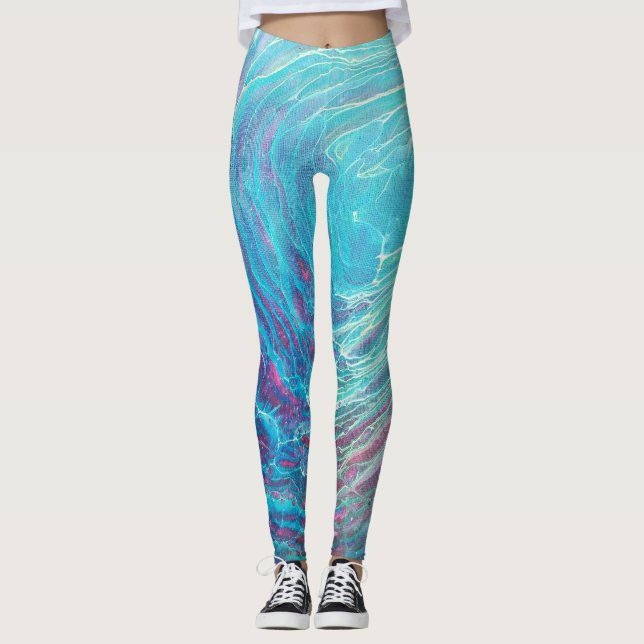 Mixed-Media-Girl-Leggings Leggings (Vorderseite)