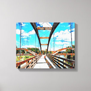 Mixed Media Leinwand Art