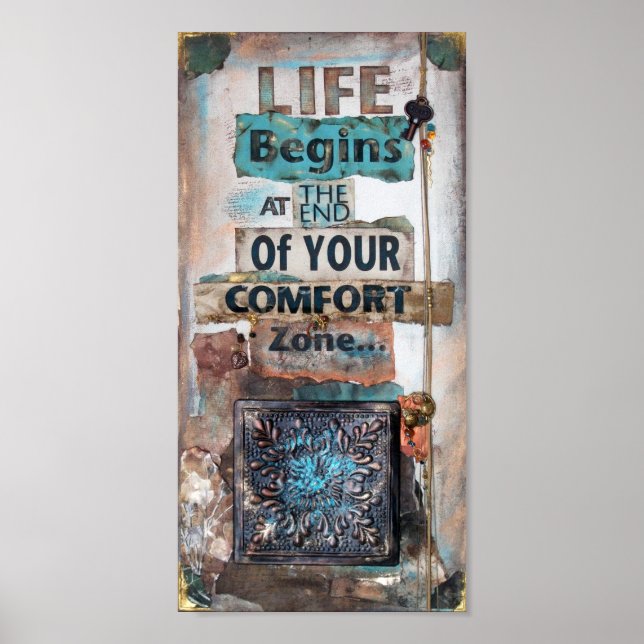 Mixed Media Life fängt Angebotsanalyse Art Print a Poster (Vorne)