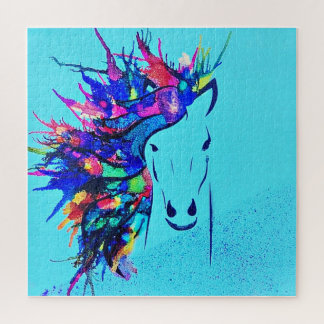 Mixed Media Pferd