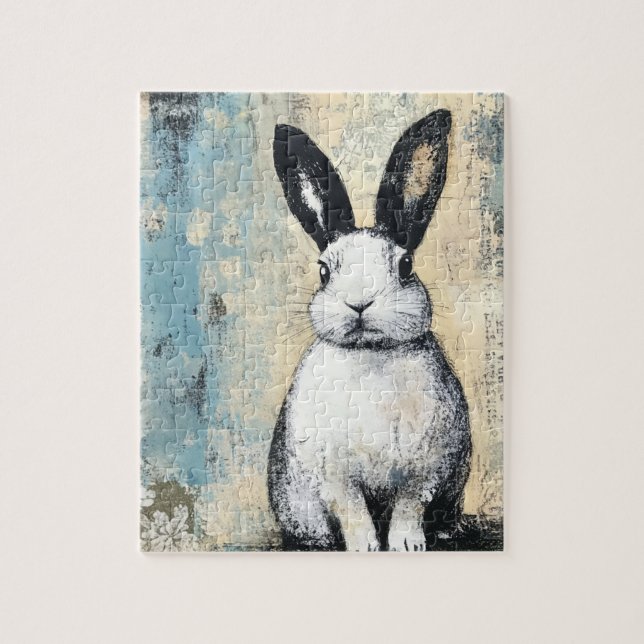 Mixed Media Rabbit (Vertikal)