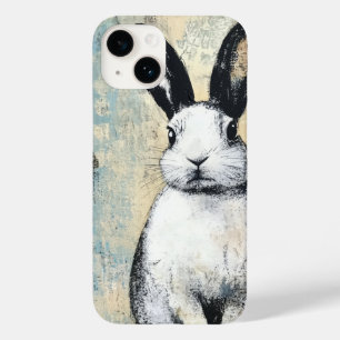 Mixed Media Rabbit Case-Mate iPhone 14 Hülle